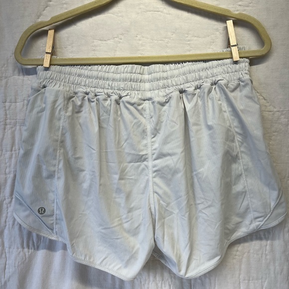 Lululemon white running shorts, size 10 - Picture 3 of 6